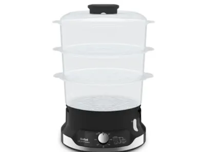 Tefal Ultracompact Steamer 3 Tier, 9L, VC2048
