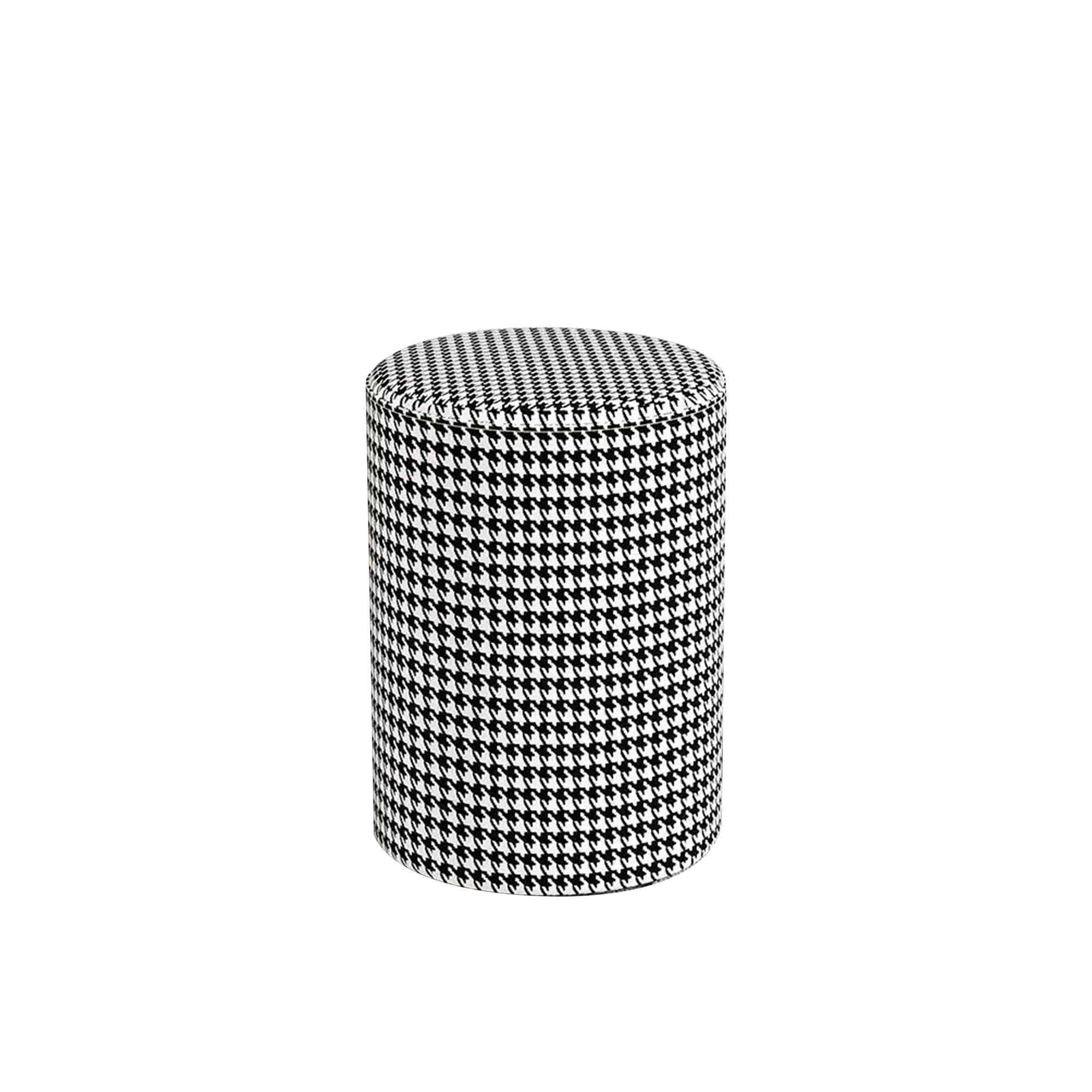 Pepa Pouf Stool - Houndstooth