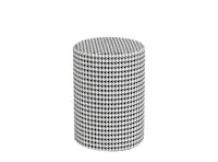 Pepa Pouf Stool - Houndstooth