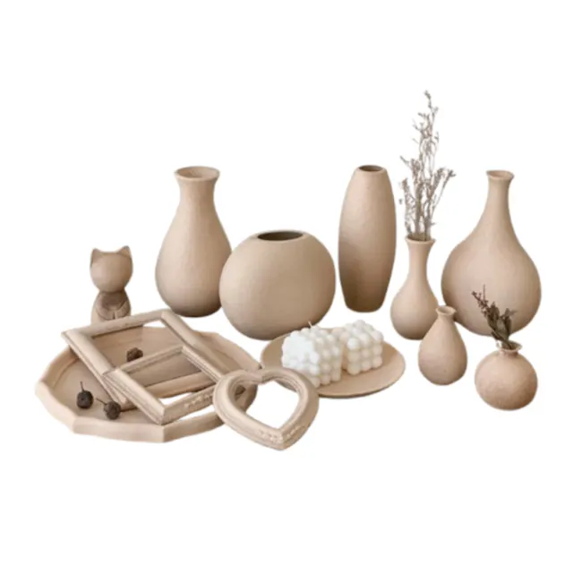 Ins Wooden Vase Nordic - 1