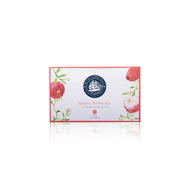 Lychee Fiesta – The 1872 Clipper Tea Co. (20 Pyramid Sachets) - 1