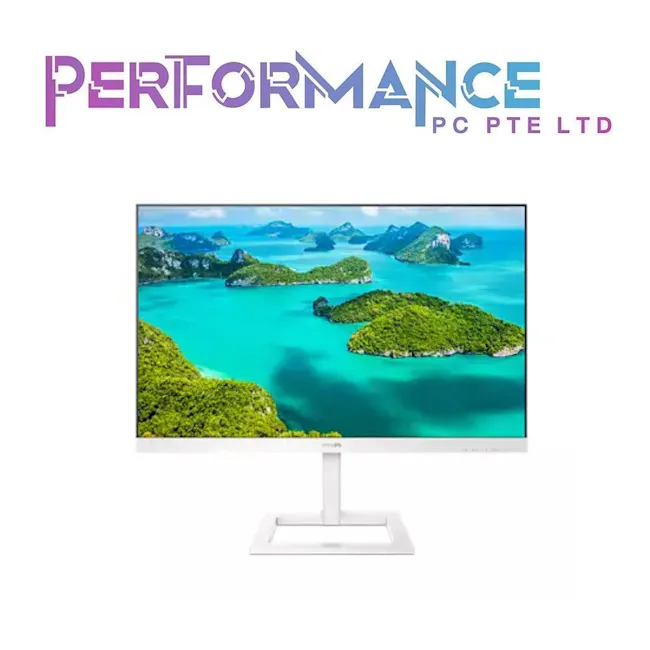 Philips Monitor, PHI-276E1EW 27-inch - White - 1