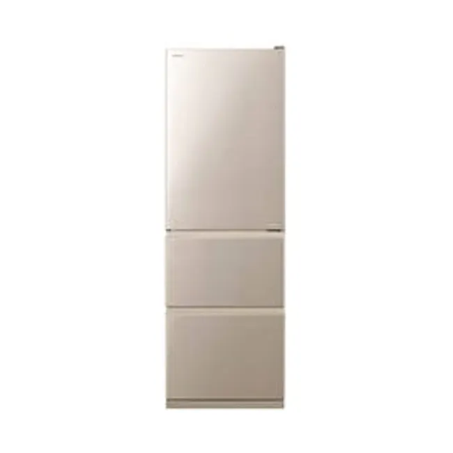375L 3 Door Fridge, R-S38KPS-CNX - Champagne - 1