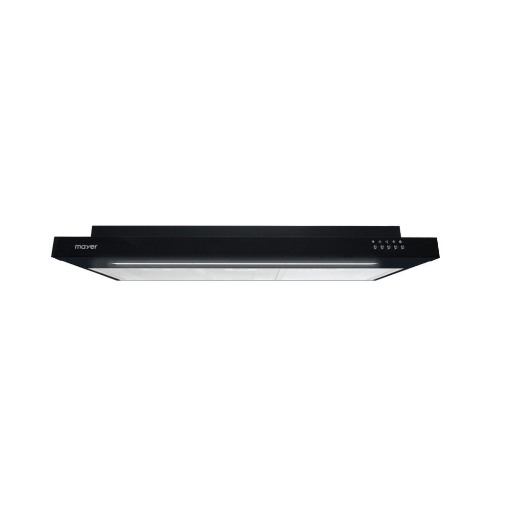 Mayer MMSI900LEDHS-BK 90cm Semi-Integrated Kitchen Hood - Black