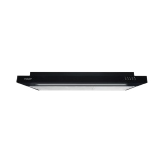 Mayer 90 cm Semi-Integrated Slimline Cooker Hood MMSI900LEDHS - Black