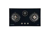 Mayer 86cm 3 Burner Glass Gas Hob MMGH8831HI - LPG
