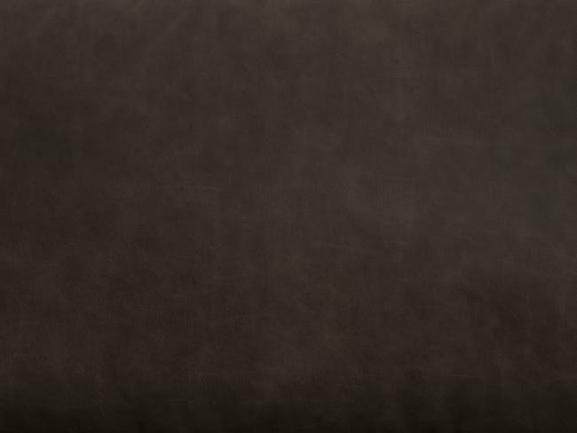 Nolan L-Shaped Sofa - Dark Grey (Premium Aniline Leather) - 7