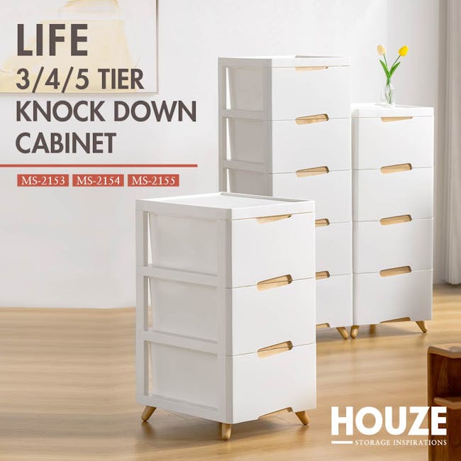 HOUZE LIFE Knock Down Cabinet (3 Sizes) - 3