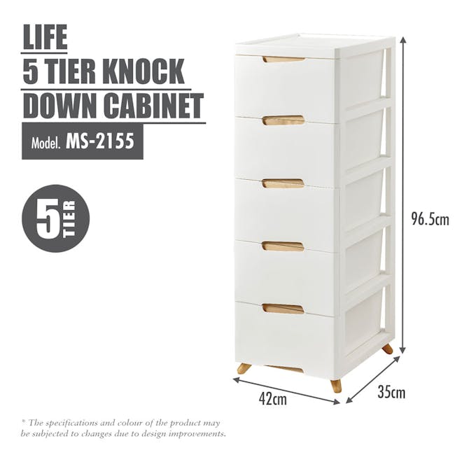 HOUZE LIFE Knock Down Cabinet (3 Sizes) - 10