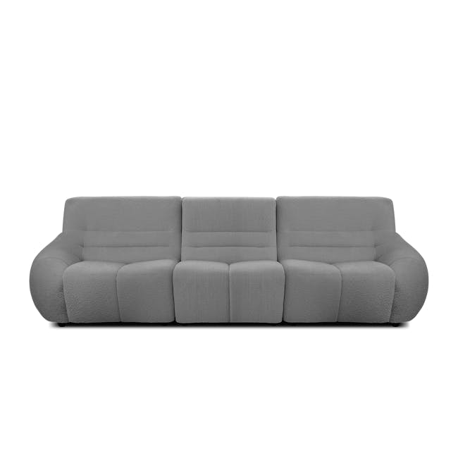 Tara 4 Seater Sofa - Dark Grey - 1