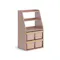 Tidy Integrated Storage Unit - Cherry, Almond