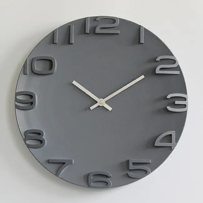 Simple Modern 3D Digital Wall Clock - 1