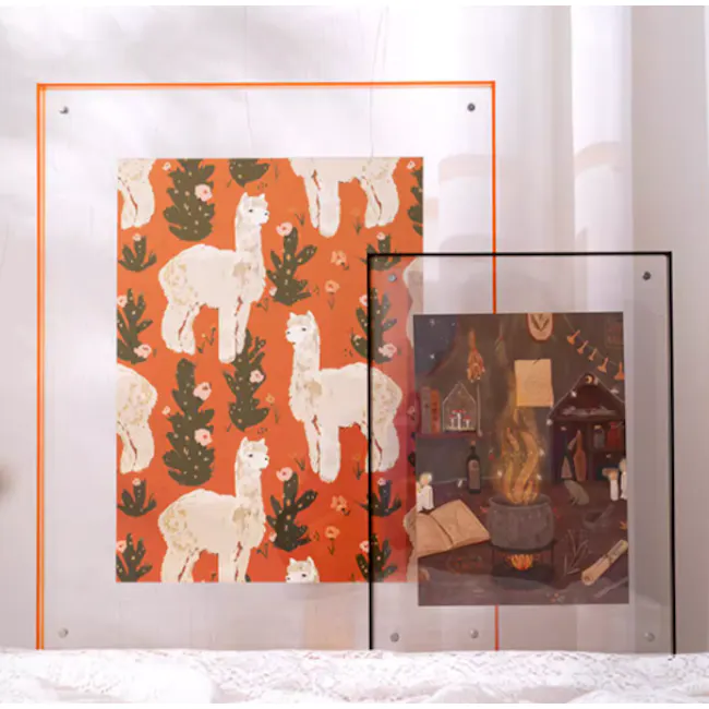 Transparent A4 Acrylic Picture Frame - 1