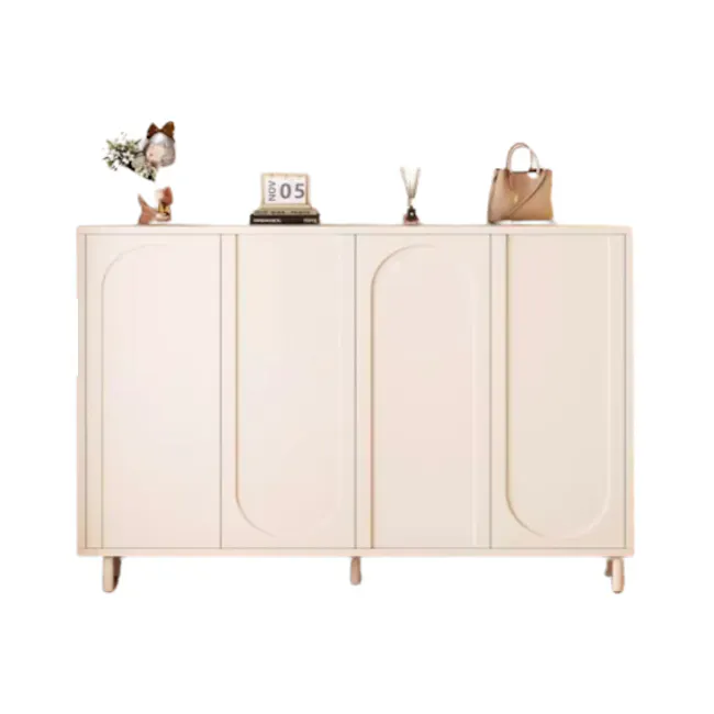 Arched Panel Shoe Cabinet - 1