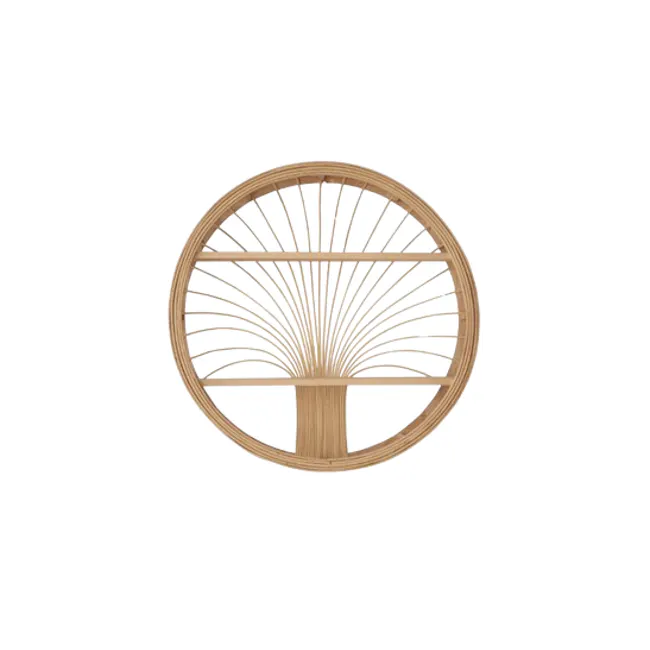 Wooden Woven Wall Rack - 1