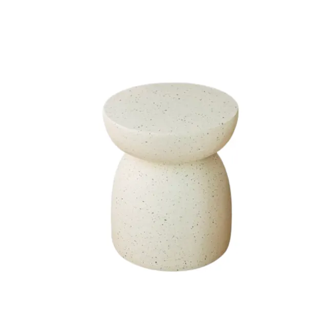 Terrazzo Pillar Side Table - 1