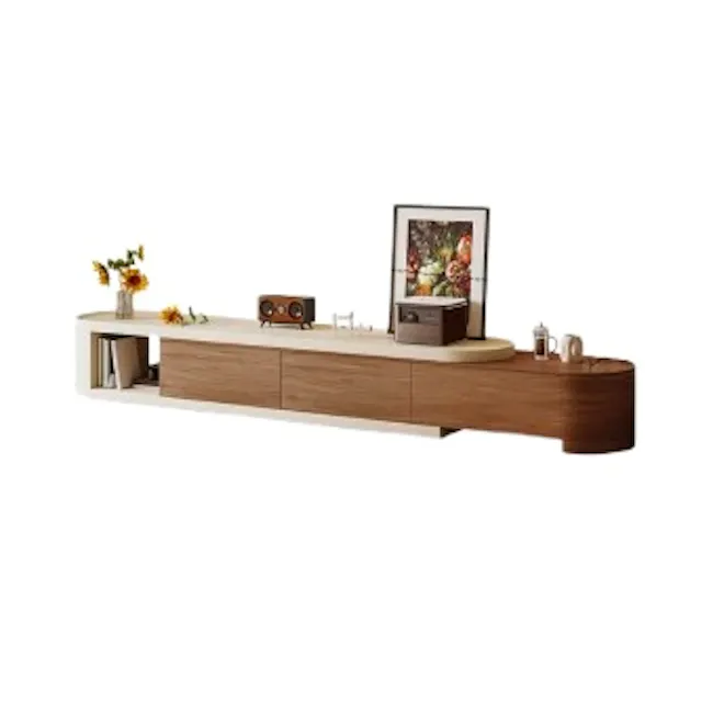 Buttercream Extendable TV Console - 1