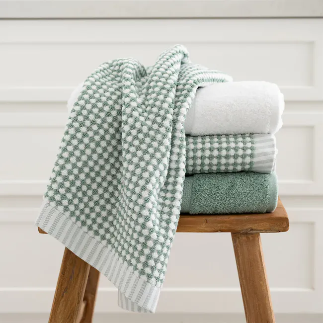 Robinsons Splendour DuoTone Bath Towel Hotel Collection - Eucalyptus - 3