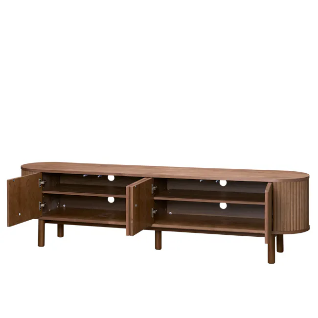 (As-is) Gionne TV Console 2m - Walnut - 1 - 21