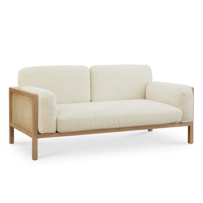 Willow 3 Seater Sofa - White Boucle - 0