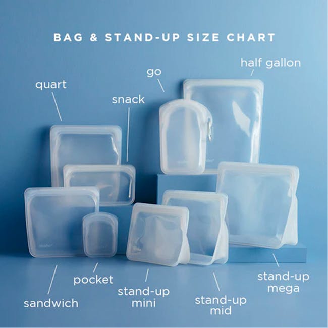 Stasher Reusable Silicone Bag - Endangered Seas Sandwich -  Coral Triangle - 8