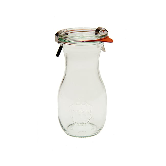 Weck Jar Juice with Glass Lid and Rubber Seal (3 Sizes) - 0