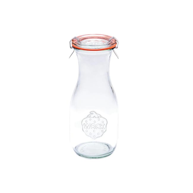 Weck Jar Juice with Glass Lid and Rubber Seal (3 Sizes) - 5