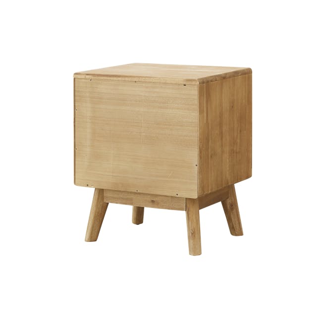 Todd Twin Drawer Bedside Table - 7