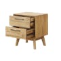 Todd Twin Drawer Bedside Table - 4