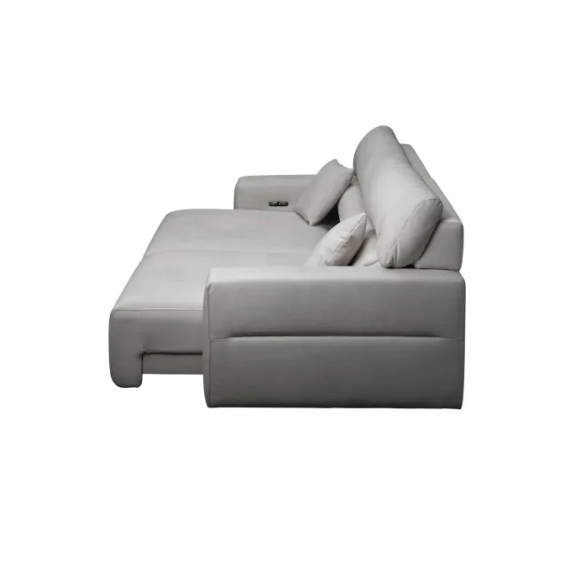 Forte Left Arm Power Sliding Extension Sofa Unit - Night Sky (Scratch Resistant) - 8