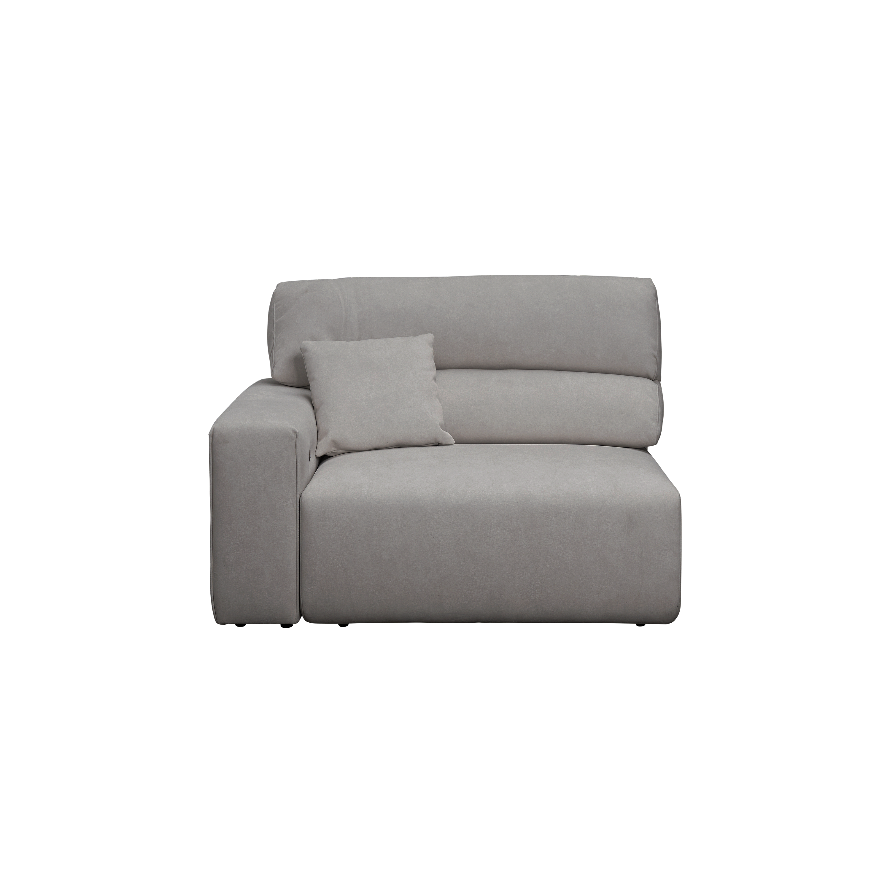 Forte Left Arm Power Sliding Extension Sofa Unit - Night Sky (Scratch Resistant)