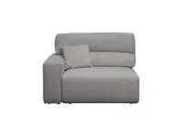 Forte Left Arm Power Sliding Extension Sofa Unit - Night Sky (Scratch Resistant)
