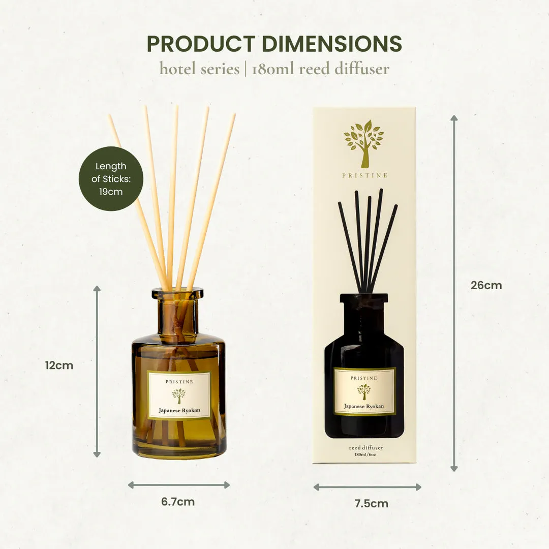 Japanese Ryokan (Hotel Scent) Reed Diffuser - 180ml - 10