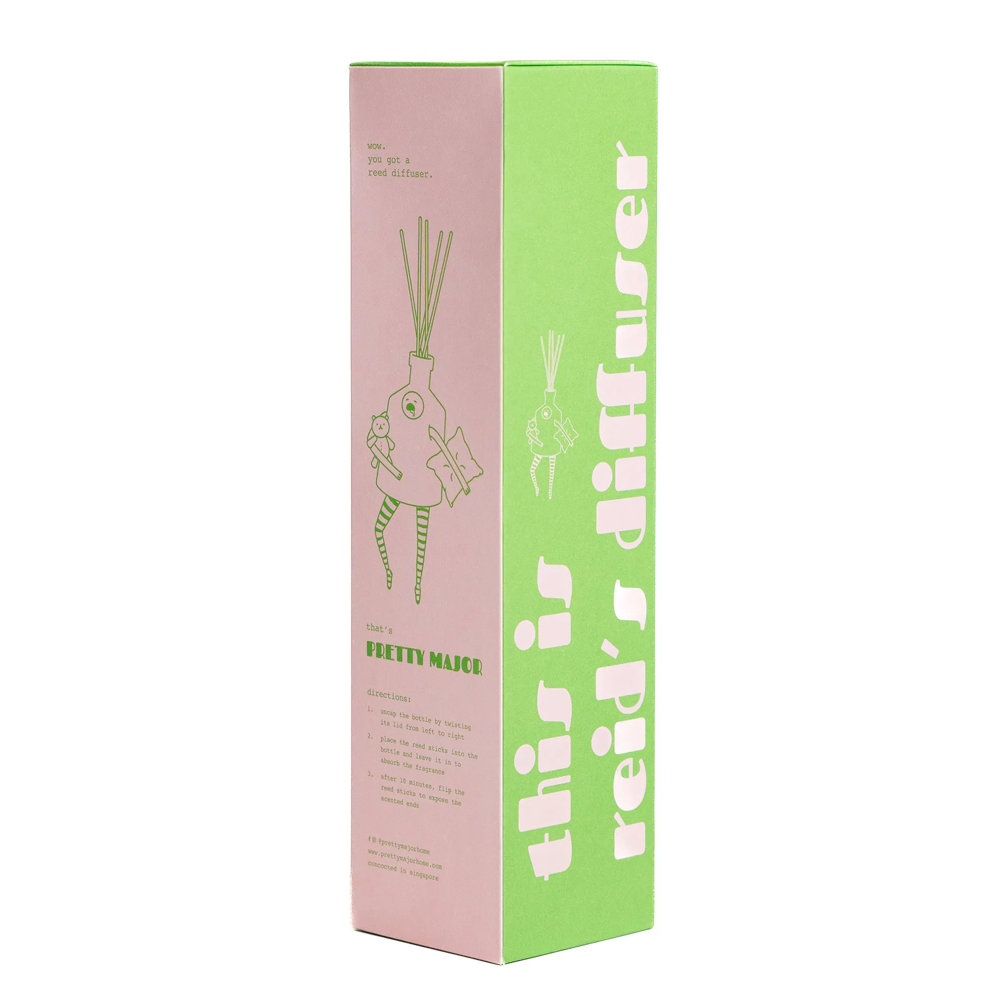 Calm: Eucalyptus & Wild Jasmine Reed Diffuser - Pretty Major - 9
