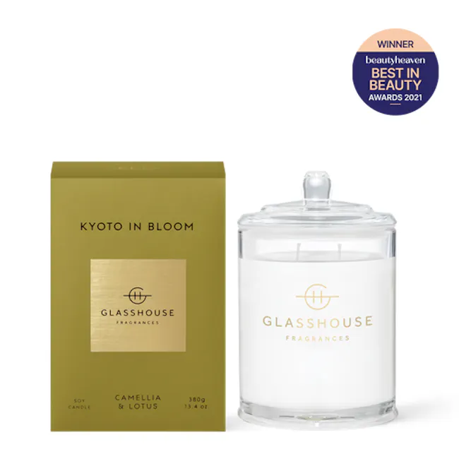 Kyoto in Bloom - 380g Soy Candle | Glasshouse Fragrances - 5