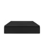 ESSENTIALS Queen Storage Bed - Black (Faux Leather) - 1