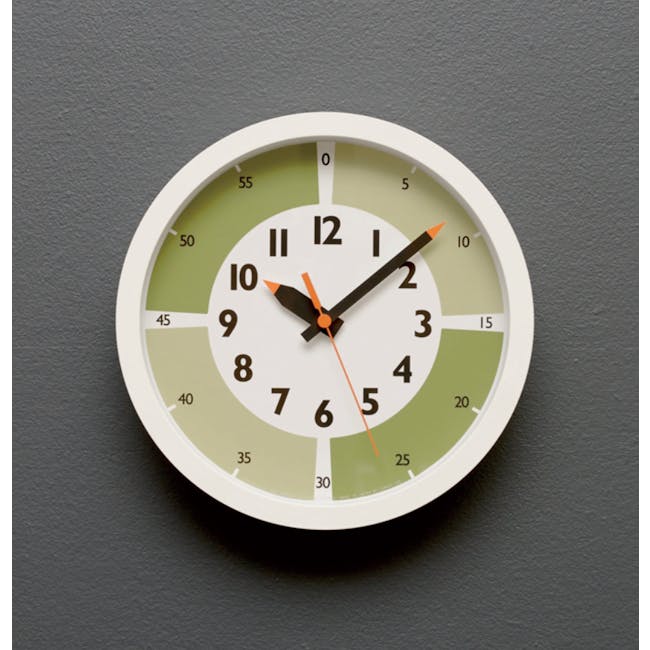 Montessori Fun Pun Clock Colour - Green - 1