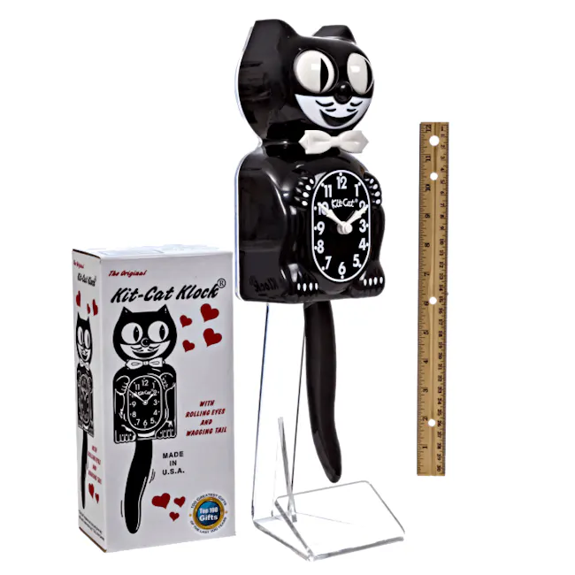 Classic Black Kit-Cat Klock - 7