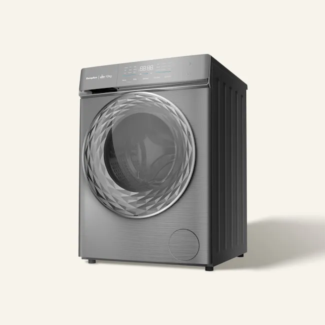 EuropAce EFW9102Y 10KG 4 Ticks Steam Front Load Washer - 2