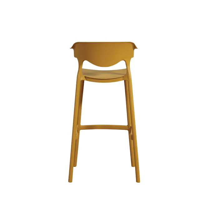 Yato Halved-Arm Bar Chair - SH750 - Mustard Yellow - 7
