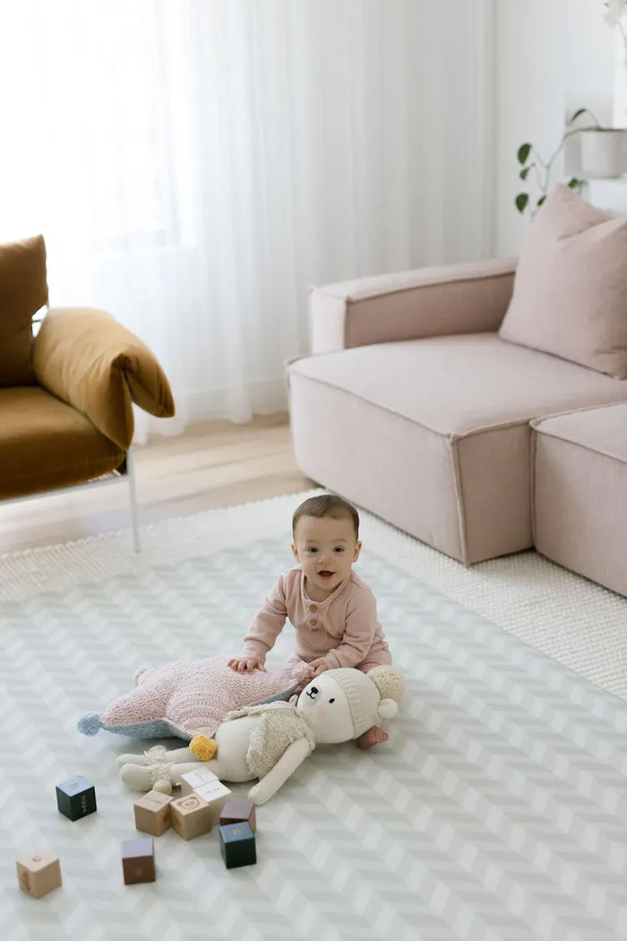Little Wiwa Herringbone Dawn Generös Play Mat - 7