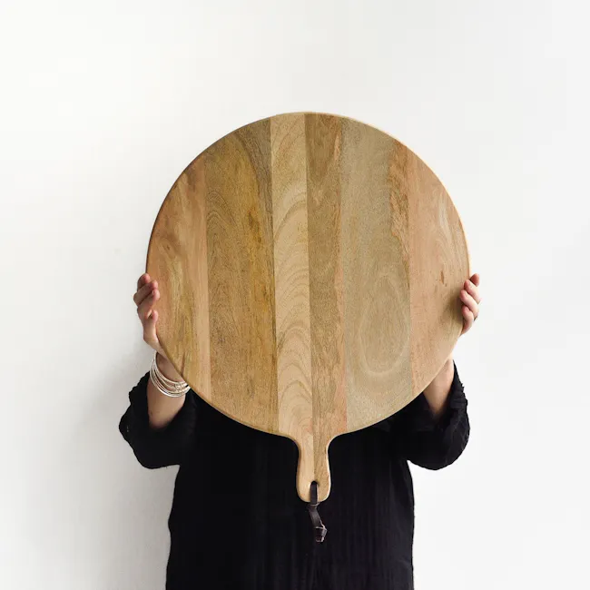 Round Mango Wood Board - 3