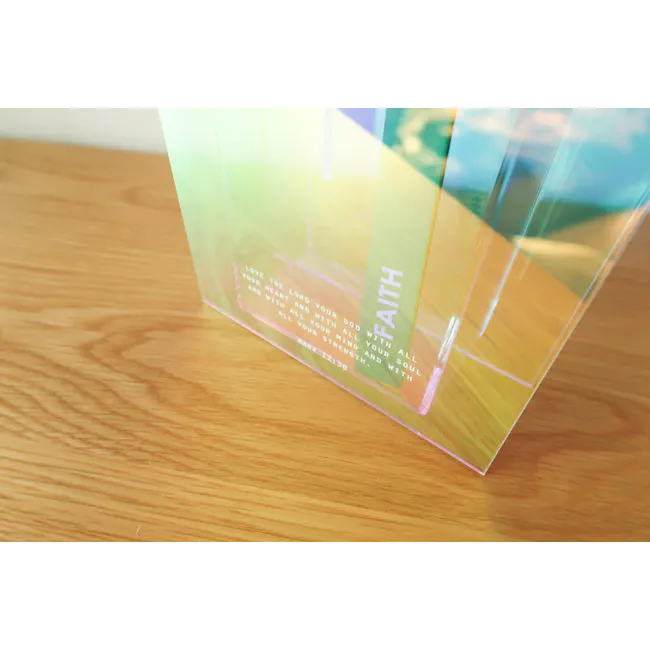 Love The Lord Iridescent Acrylic Vase | The Commandment Co - 8