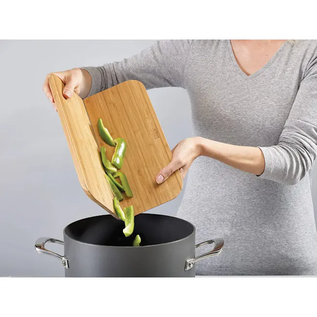 Joseph Joseph Chop2Pot Bamboo Folding Chopping Board - Large - 5
