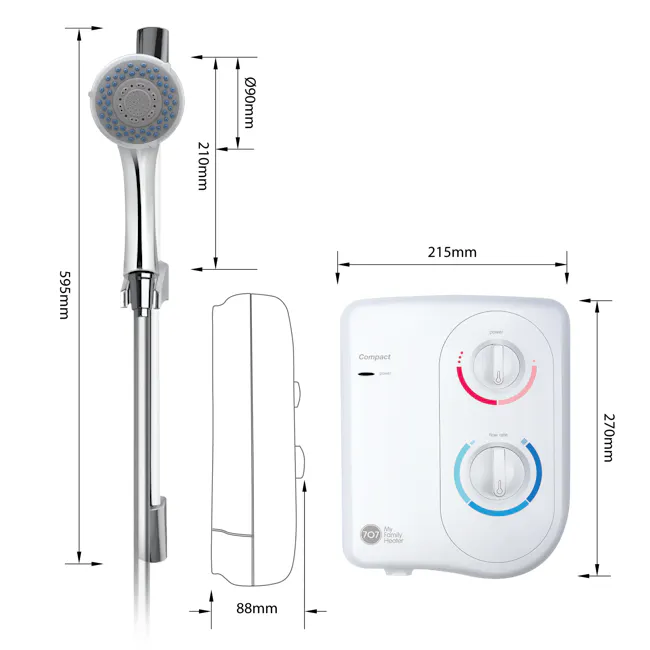 707 Compact Instant Water Heater - 4
