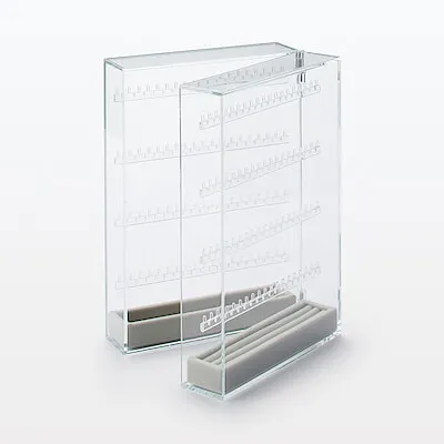 MUJI Acrylic Necklace and Earring Case - 7