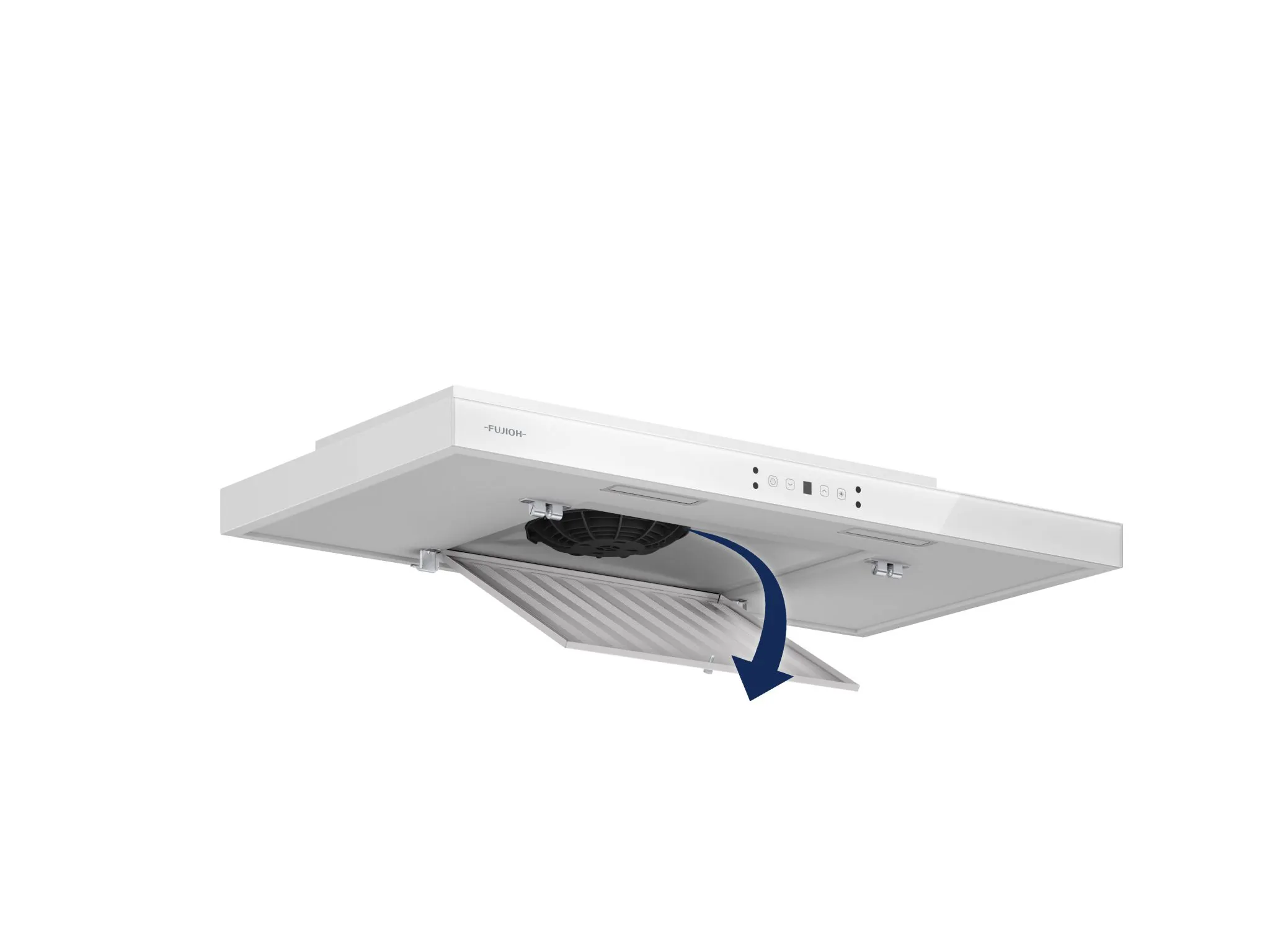 FUJIOH FR-MS2390R 900mm Super Slim Cooker Hood With Gesture Control - Black Matt - 11
