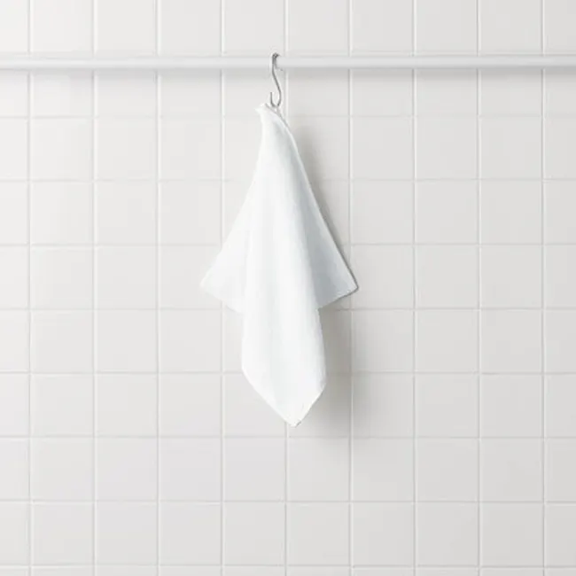 Twin Pile Hand Towel with Loop 34x35cm - Off White - 5