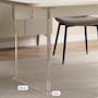 Amaya Dining Table 1.8m (Sintered Stone, Acrylic) - 3