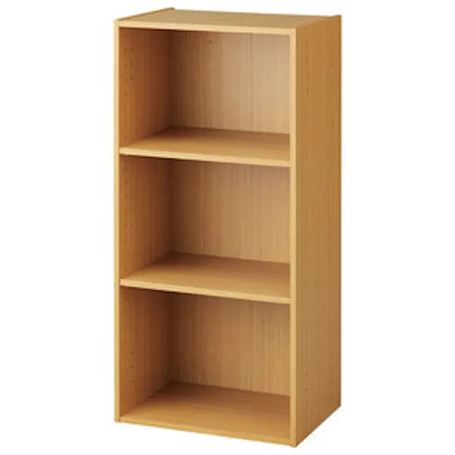 Stacking Colour Box NCOLOBO 3-Tier - Light Brown - 4